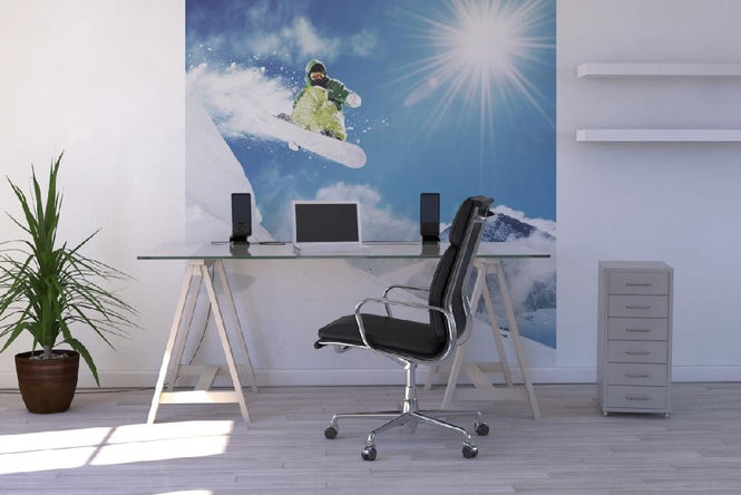 PHOTOWALL / Snowboarder at Jump (e21136)