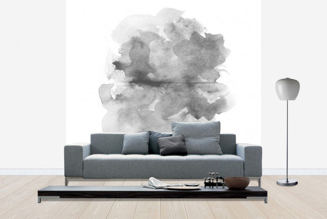 PHOTOWALL / Grey Watercolor (e21358)