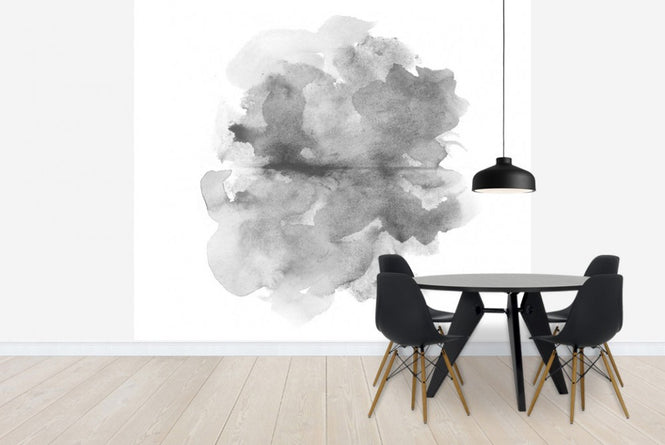 PHOTOWALL / Grey Watercolor (e21358)