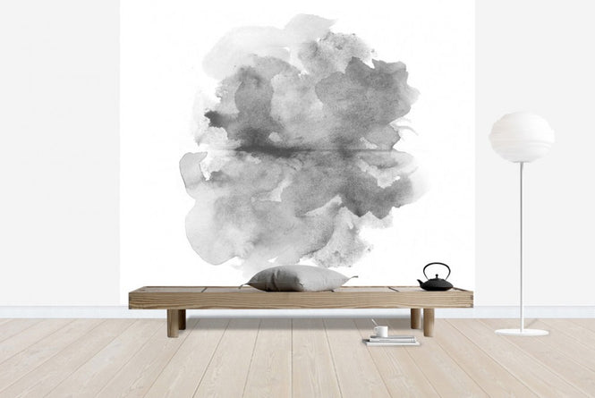 PHOTOWALL / Grey Watercolor (e21358)