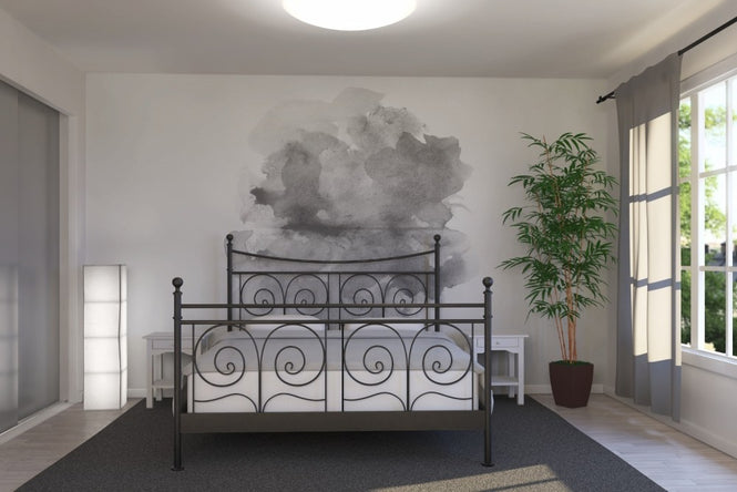 PHOTOWALL / Grey Watercolor (e21358)