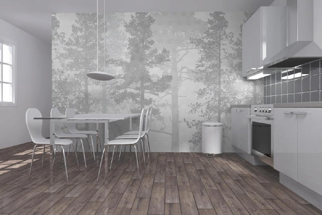 PHOTOWALL / Weaving Wood Grey (e21501)