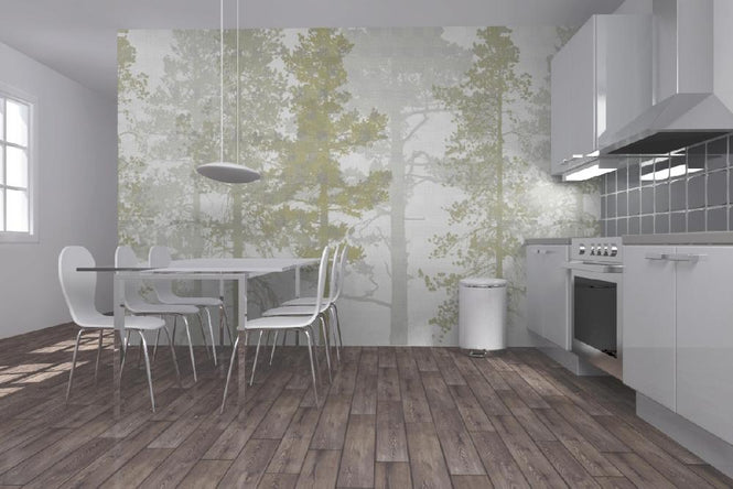 PHOTOWALL / Weaving Wood Ochre (e21504)