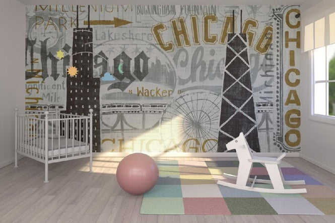 PHOTOWALL / Hey Chicago Vintage (e21550)
