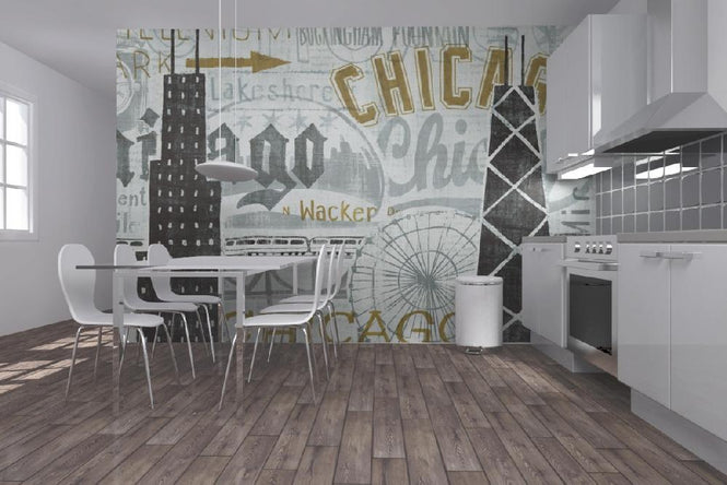PHOTOWALL / Hey Chicago Vintage (e21550)