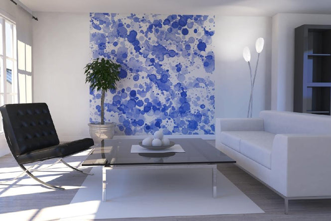 PHOTOWALL / Blue Drops (e21931)