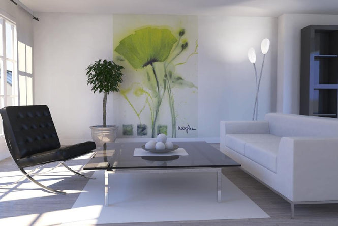 PHOTOWALL / Green Poppy (e22159)