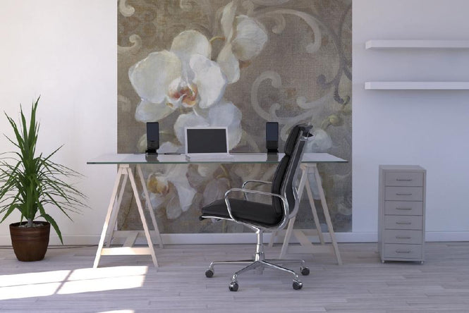 PHOTOWALL / White Orchid Square (e22248)