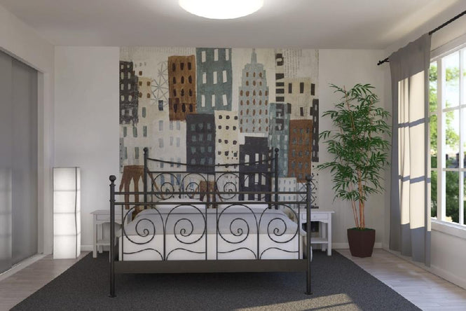 PHOTOWALL / New York Skyline Collage - Grey I (e22266)