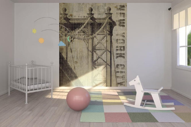 PHOTOWALL / Vintage New York Manhattan Bridge (e22276)