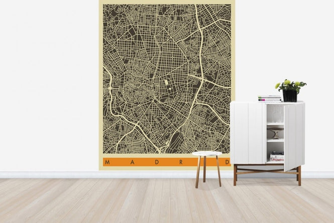 PHOTOWALL / City Map - Madrid (e22757)