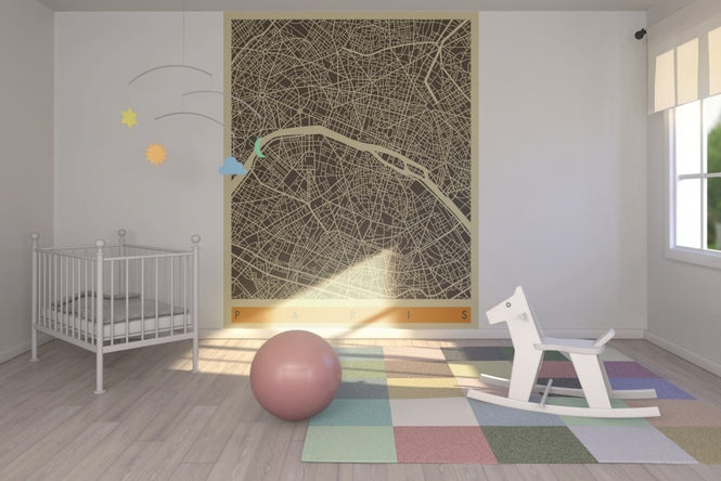 PHOTOWALL / City Map - Paris (e22761)