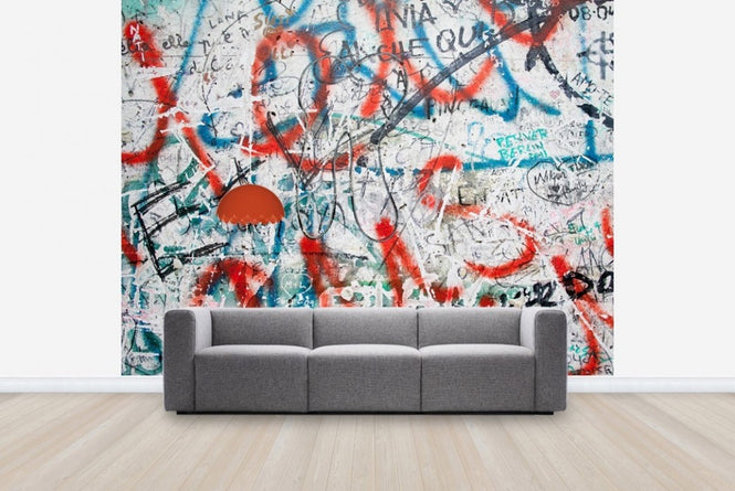 PHOTOWALL / Berlin Wall Closeup on Potsdamer Platz (e22798)