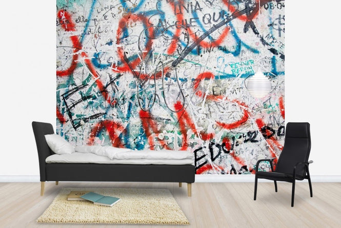 PHOTOWALL / Berlin Wall Closeup on Potsdamer Platz (e22798)