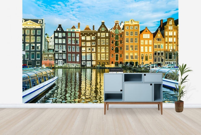 PHOTOWALL / Traditional Houses of Amsterdam, Netherlands (e22818)