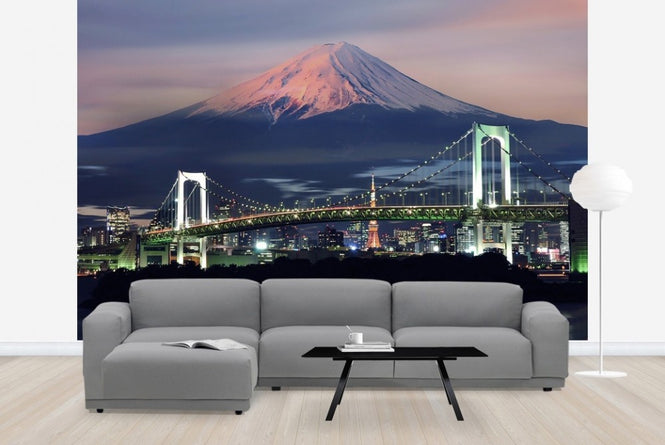 PHOTOWALL / Rainbow Bridge with Mt Fuji (e22845)