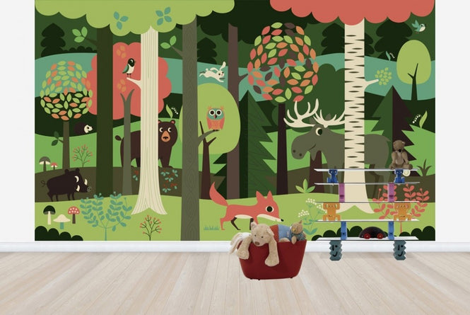 PHOTOWALL / In the Forest - Green (e22830)