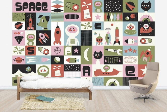 PHOTOWALL / Space - Green (e22835)
