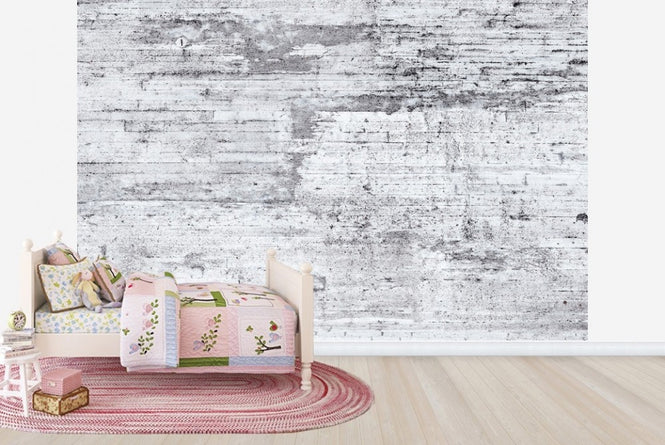 PHOTOWALL / White and Black Stone Wall (e23059)