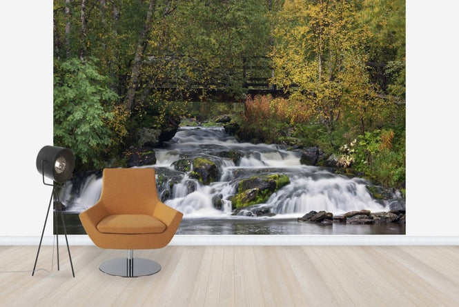 PHOTOWALL / Beautiful Lapland Waterfall (e23113)