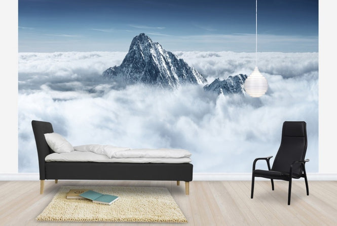 PHOTOWALL / Alpine Mountain in the Clouds (e23162)