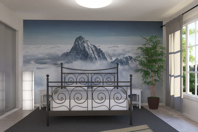 PHOTOWALL / Alpine Mountain in the Clouds (e23162)