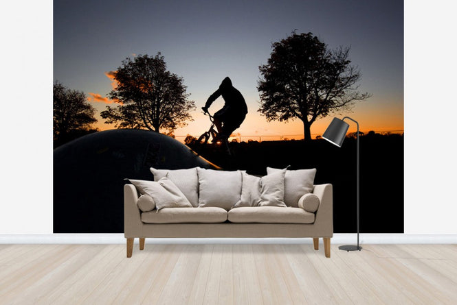 PHOTOWALL / BMX Biking at Sunset (e23206)