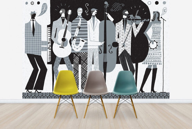 PHOTOWALL / The Band Black and White (e23477)