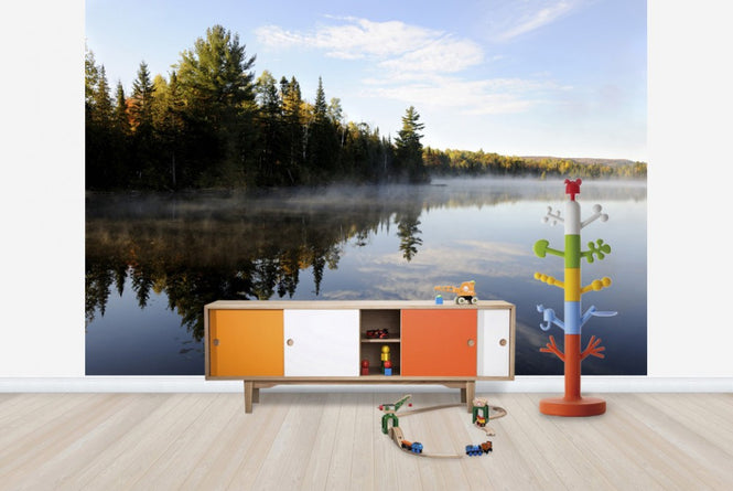 PHOTOWALL / Misty Morning Lake (e23586)