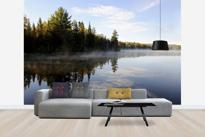 PHOTOWALL / Misty Morning Lake (e23586)