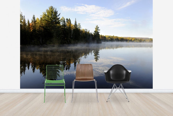 PHOTOWALL / Misty Morning Lake (e23586)