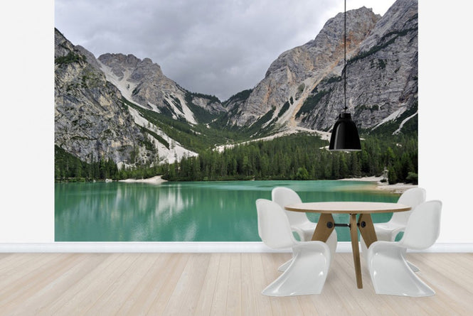 PHOTOWALL / Lake Lago di Braies (e23600)