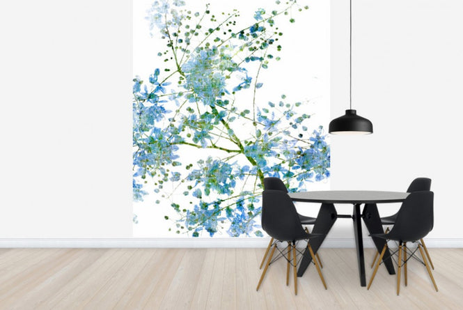 PHOTOWALL / Blue Flower Blossom (e40172)