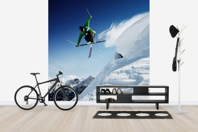 PHOTOWALL / Jumping Skier (e40137)