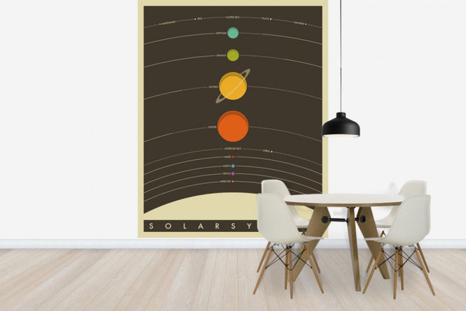 PHOTOWALL / Solar System - Brown (e23910)