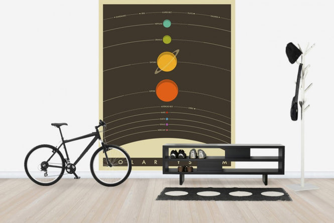 PHOTOWALL / Solar System - Brown (e23910)