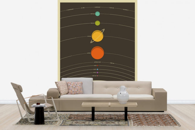 PHOTOWALL / Solar System - Brown (e23910)