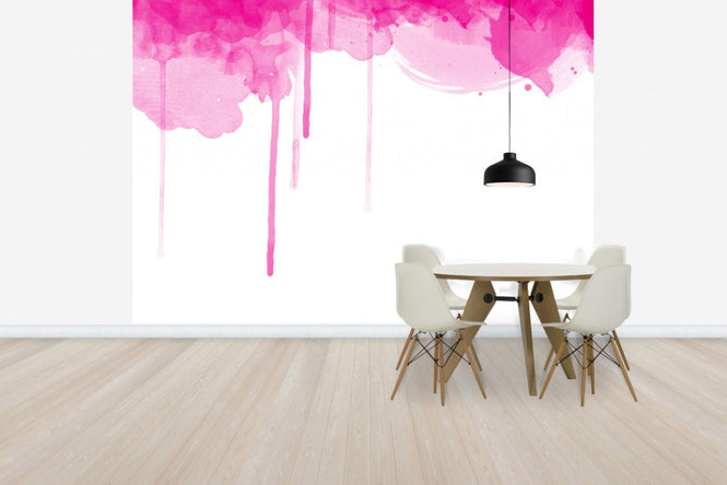 PHOTOWALL / Fluent Fuchsia Watercolor (e23943)