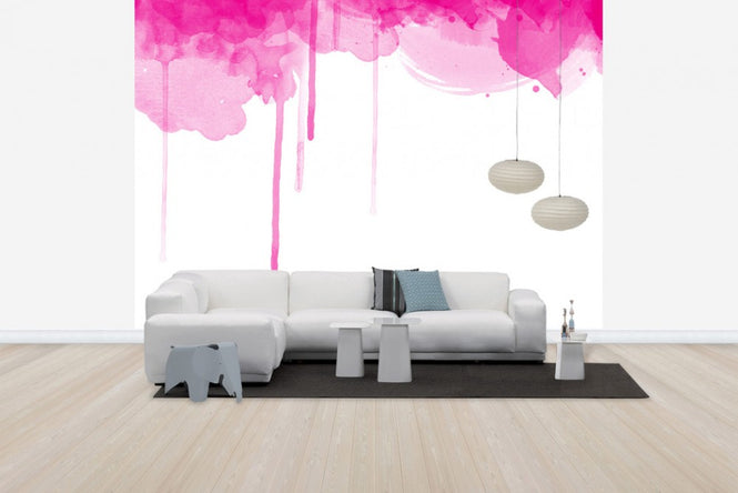 PHOTOWALL / Fluent Fuchsia Watercolor (e23943)