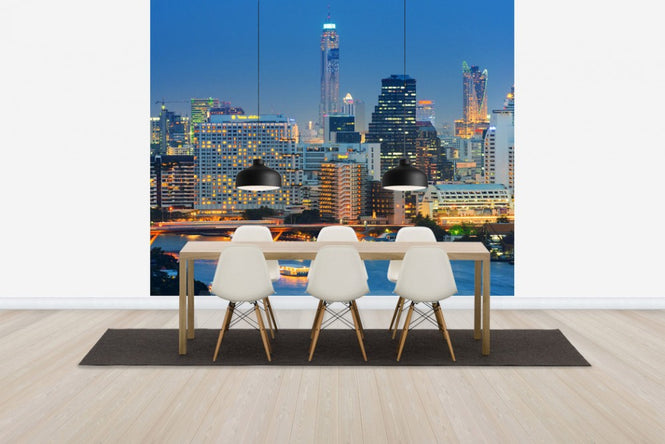 PHOTOWALL / Bangkok Evening Lights (e24495)