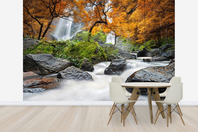 PHOTOWALL / Autumn Waterfall (e24585)