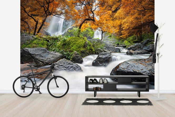 PHOTOWALL / Autumn Waterfall (e24585)