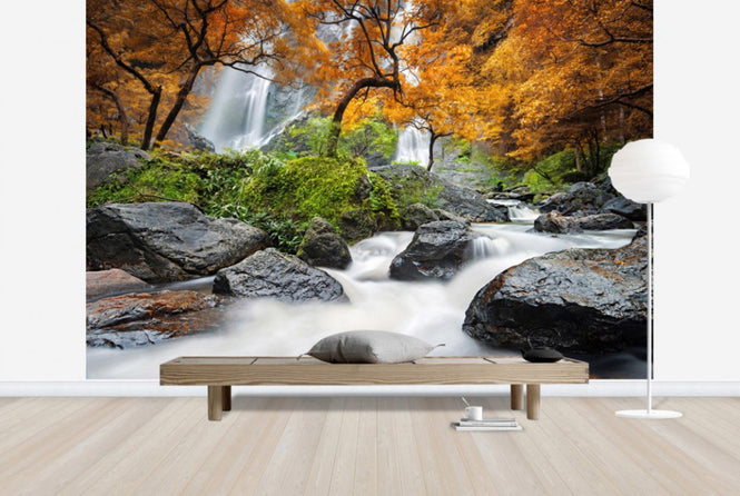 PHOTOWALL / Autumn Waterfall (e24585)