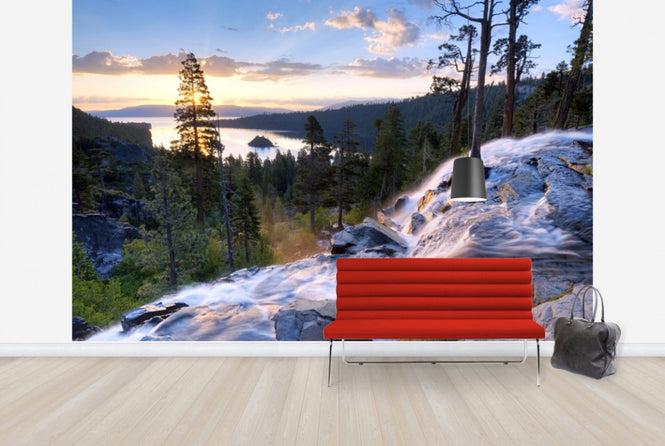 PHOTOWALL / Beautiful Sunrise at Eagle Falls (e24833)