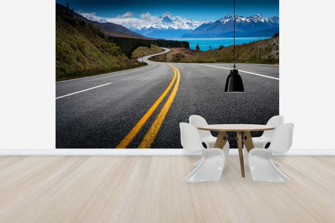 PHOTOWALL / Road to Mount Cook (e29406)