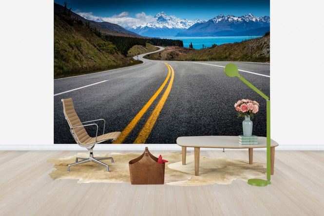 PHOTOWALL / Road to Mount Cook (e29406)