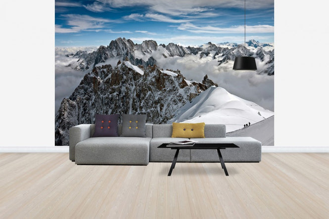 PHOTOWALL / View of overlooking Alps (e29413)