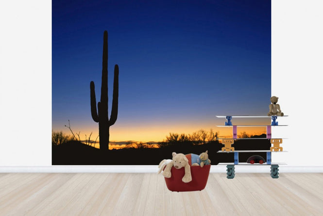 PHOTOWALL / Silhouette of Desert Cactus (e40337)