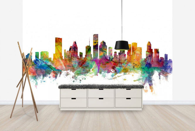 PHOTOWALL / Houston Texas Skyline (e24951)