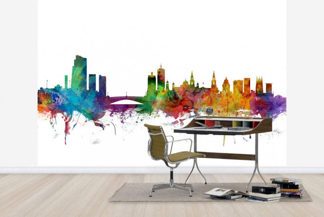 PHOTOWALL / Leeds England Skyline (e24957)